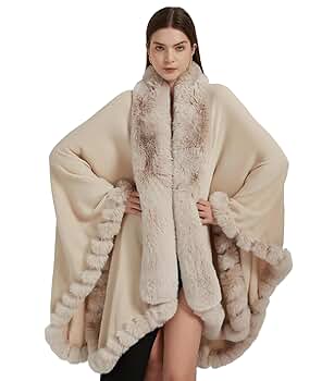 TICCA/ティッカWOOL FUR PONCHO 71vrI4qt+iL._SY350_QL65_.jpg